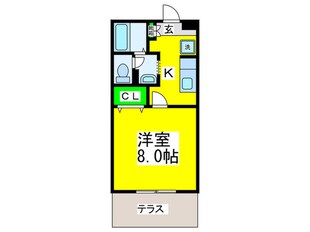 ナイスフォア田出井の物件間取画像